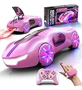 AEROQUEST Gesture Sensing Remote Control Car, Drift RC Stunt Car with Light Spray &amp; Sound, 2.4GHz...