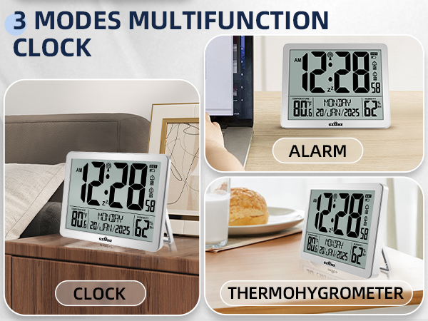 atomic clock with backlight