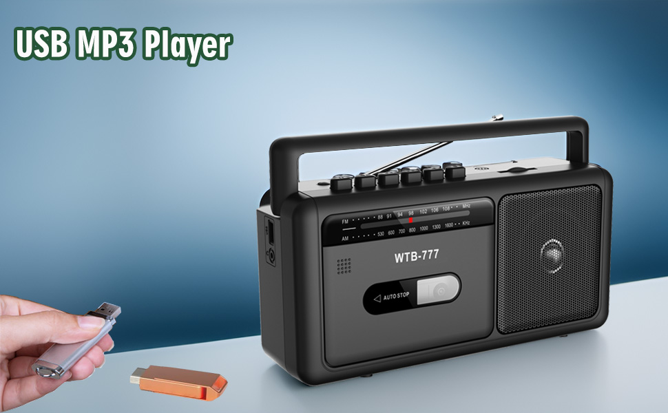 Portable Cassette Player USB MP3 Player