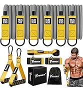 Heavy Resistance Bands, 350lbs Exercise Bands with Handles, Workout Bands for Working Out Men, We...