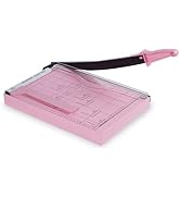 Guillotine Paper Cutter, Heavy Duty 12-Sheet Capacity Trimmer for Cardstock, Photos, Scrapbooking...