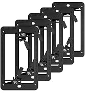 VCE Low Voltage Mounting Bracket (1 Gang, 5 Pack) for Single Gang Wall Plate, Telephone Wires, Ne...