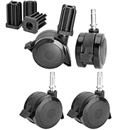 70360 Locking Caster with Insert for Weber Spirit Grill Parts 2009-2012, for Weber Summit Grill P...