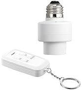 DEWENWILS Remote Control Light Socket with Dimmer, Wireless Light Switch, Dimmable Remote Light B...