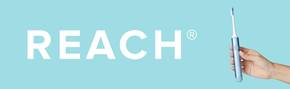 REACH, Sonic, power, toothbrush, oral care, dental products