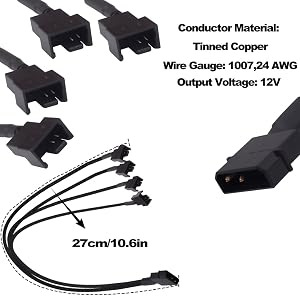 cable length 10.6in/27cm
