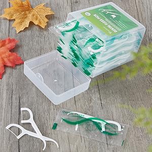 Individually packaged dental floss