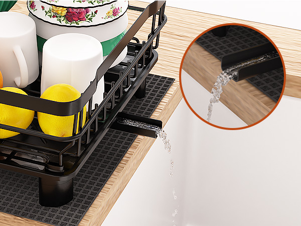 kitchen dish drying rack