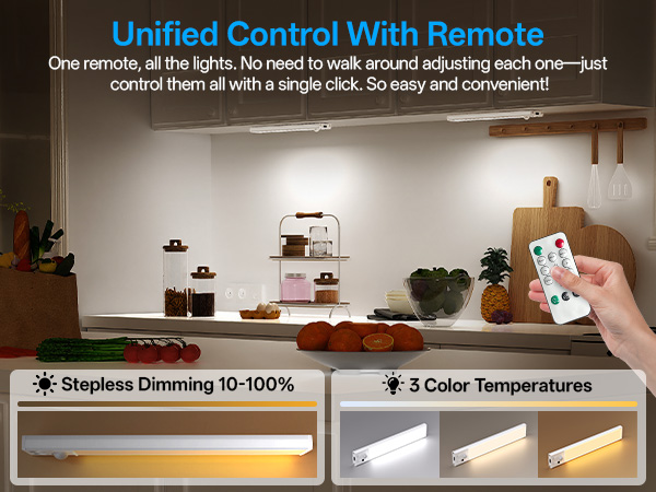 under cabinet lighting wireless