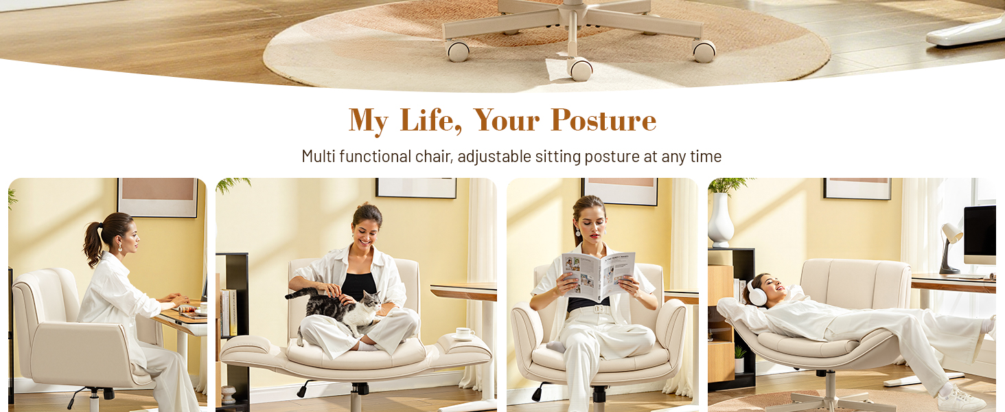 Criss Cross Chair with Wheels