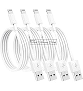 Susnwere 4 Pack [Apple MFi Certified] Apple Charging Cables 6ft, iPhone Chargers, Lightning Fast ...