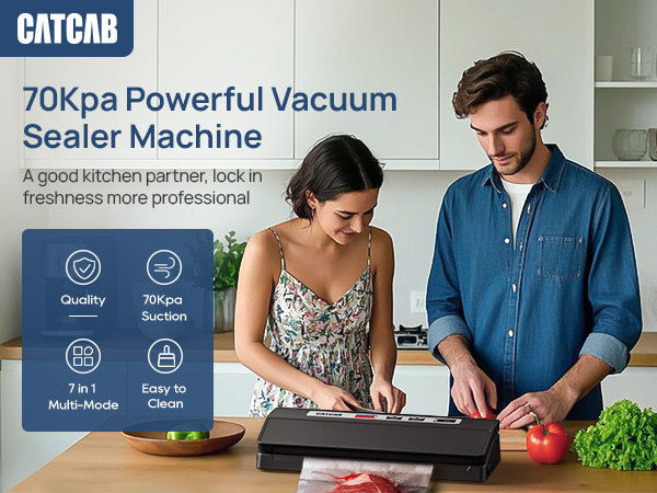 CATCAB 70kpa Powerful vacuum sealer machine for food