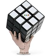 Rubik’s Cube, Wednesday Cube, Greyscale Wednesday Collectible &amp; Desk Décor, Problem-Solving Brain...