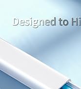 Wuitaouy Cord Hider Kit, 70.8in Cord Covers for 2-3 Wires on Wall, Paintable Cable Hider Wire Cov...