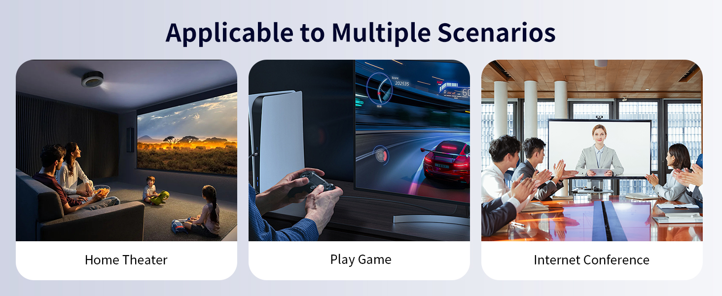 Home Theater Play Game Internet Conference