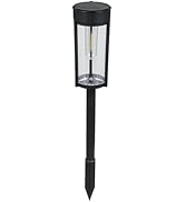 Mulcort Landscape Path Lights Solar Pathway Lights Waterproof Outdoor Lights with LED Tungsten Fi...