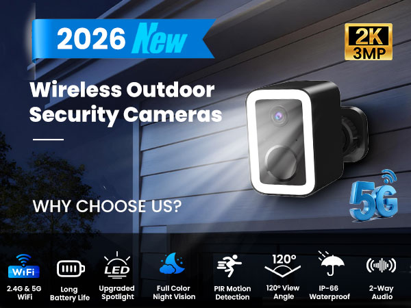 100% Wireless Security Cameras