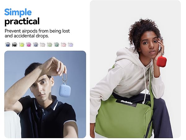 Compatible with AirPods 4 Case with Magnetic Lock