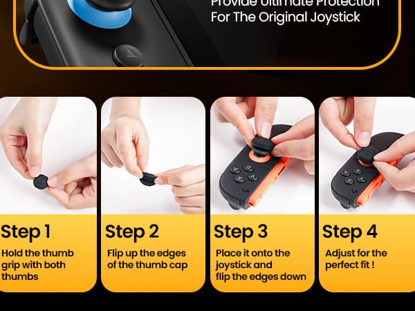 rubber thumb grips