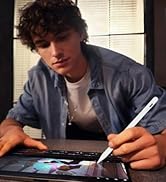 Stylus Pen for iPad 2018-2025, USB C Fast Charging Magnetic Pen with Tilt Sensitivity &amp; Palm Reje...