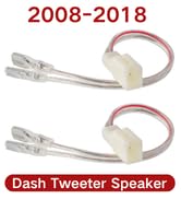RED WOLF Car Dash Tweeter Speaker Harness for 2009-2016 Nissan Altima, 2010-2019 Nissan Frontier,...