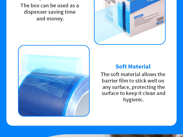 Tattoo Machine Cover Wrap Black Blue Barrier Tape Accessories Tattooing