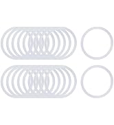 Chinflly Silicone Jar Gaskets,10 PCS 3.4 Inch Rubber Seals Rings,Silicone Replacement Gasket for ...