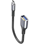 MISYNLON USB C to USB Extension Cable, USB Type C Male to USB A 3.0 Female Converter Data Sync an...