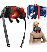 BOB AND BRAD iNeck Pro Cordless 4D Shiatsu Neck Massager with Heat for Pain Relief, FSA Eligible ...