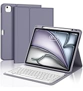 iPad Air 13 inch Case Keyboard (M2, 2024), Keyboard Case for iPad 12.9” 6th 2022/5th 2021/4th 202...