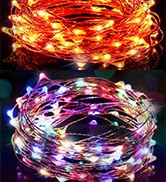 Ariceleo USB LED Fairy String Light, 1 Pack Copper Wire Fairy Lights for Indoor, Bedroom Festival...