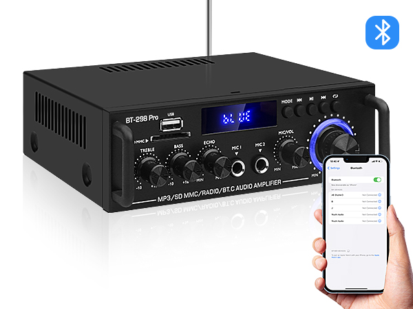Bluetooth 5.0 bluetooth receiver for home stereo radio receiver sound amplifier amplificador audio