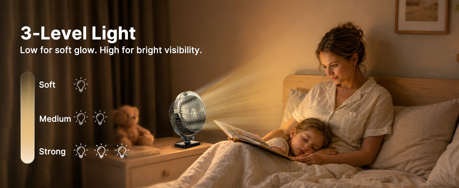 Magnetic Golf Cart Misting Fan