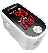 Pulse Oximeter Fingertip for Home Use: FSA Eligible Oxygen Monitor - Enhanced Spo2 Blood Oxygen M...