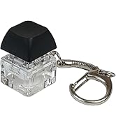 Keyboard Fidget Keychain, Light Up Decompression Finger Keyboard, Stress Relief Finger Keyboard K...