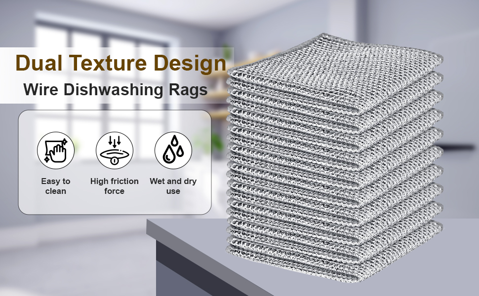non scratch wire dishcloth