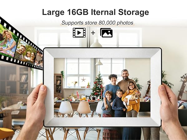 digital picture frame large