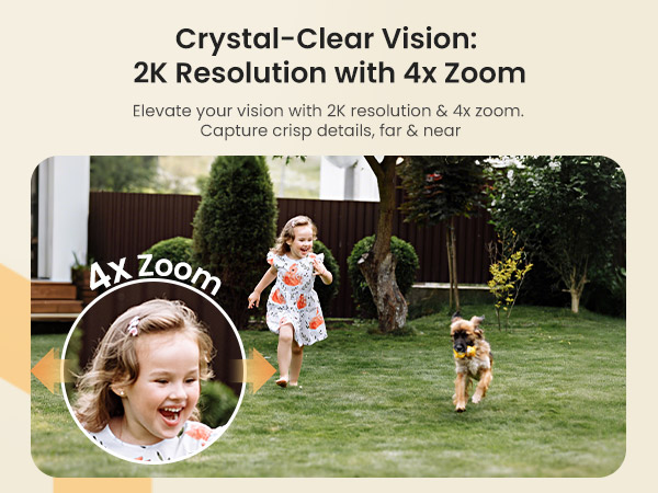 2K outdoor security camera