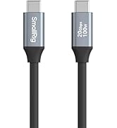 SMALLRIG USB C to C Data Cable - 1.97ft/60cm, 20Gbps Speed, PD 100W Fast Charging, for iPhone, Ma...