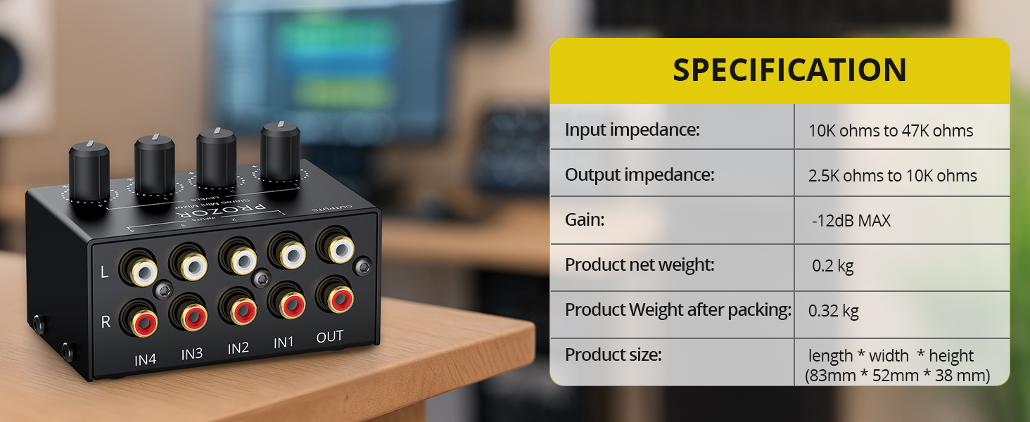 Studios TV/PC Mixing