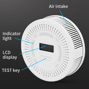 carbon monoxide fire alarm combo