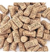 Tebery 100 Pack #8 Natural Wine Corks, 7/8" x 1 3/4" Premium Straight Cork, Wine Stopper for Cork...