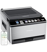 DualCore CVS101 Chamber Vacuum Sealer for Liquids &amp; Sous Vide, 6L Dual Vacuum Zones &amp; Extra-Wide ...