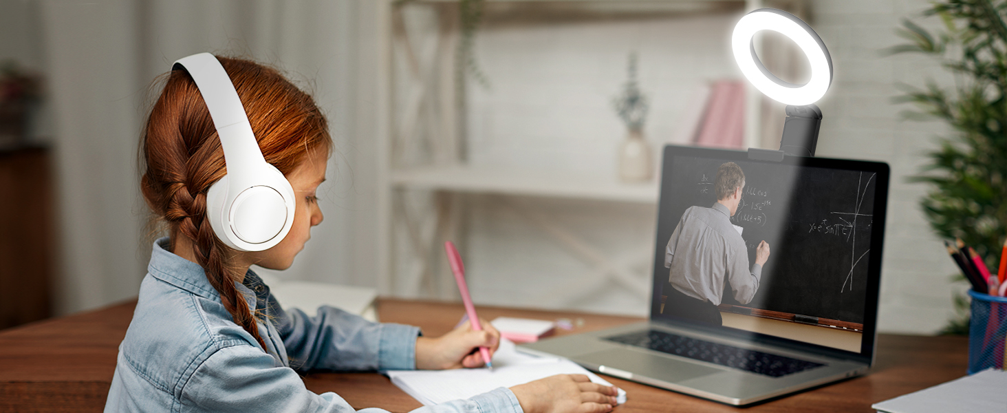 ring light computer aro de luz phone content influencer monitor small selfie zoom laptop webcam vide