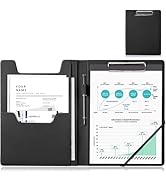 ProCase Clipboard Folder Portfolio, Leather Business Padfolio Organizer Letter Size Professional ...