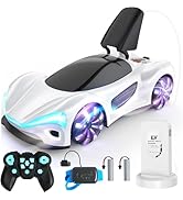 SIMREX Gesture Sensing Remote Control Car with Charging Dock - 360° Rotate Drift RC Stunt Car Toy...