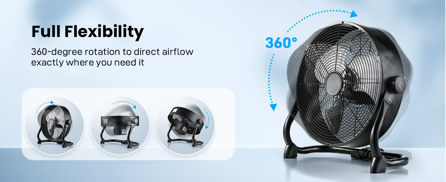 Air Choice 12&amp;#34; Rechargeable Battery Powered Fan