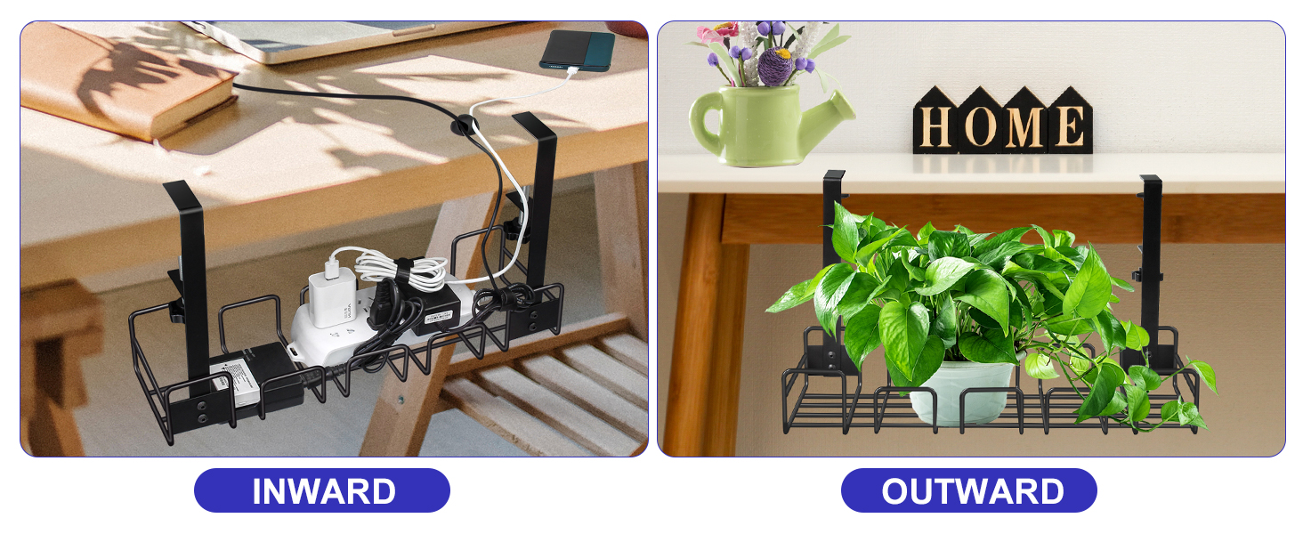 Under Desk Cable Management Tray