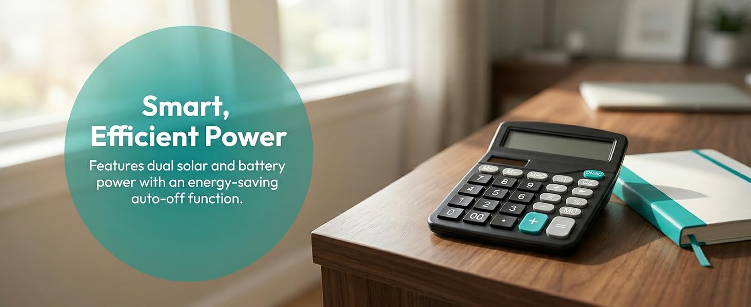 Sensitive Button Handheld Calculator