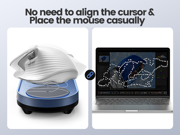 Freely placed mouse